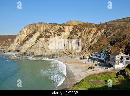 Trevaunance Cove, Extrameldung, Cornwall, UK Stockfoto