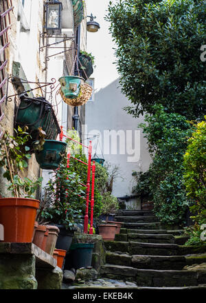 Robin Hoods Bay Straßen Stockfoto