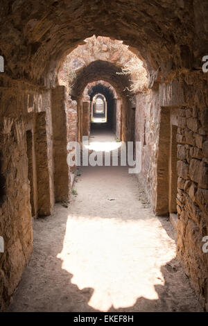 U-Bahn-Markt im Tughlaqabad Fort, New Delhi, Indien Stockfoto