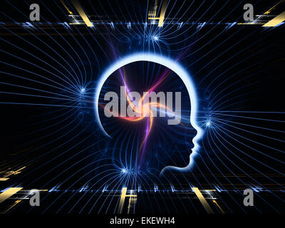 Intelligentes Leben Abstraktion Stockfoto