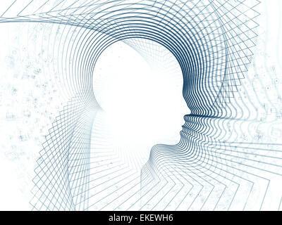 Intelligentes Leben Zusammensetzung Stockfoto