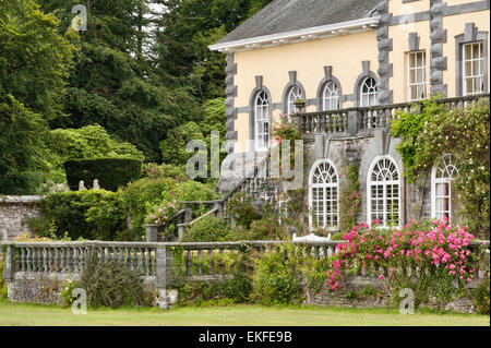 Ffynone Mansion, Boncath, Pembrokeshire, Wales, UK. Durch die Lloyd George in Familienbesitz Stockfoto