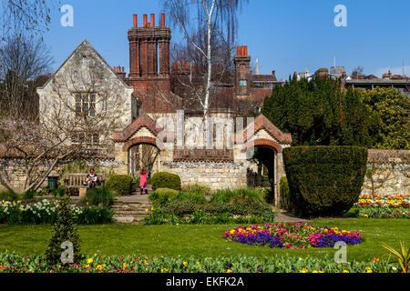 Die Southover Grange Gärten, Lewes, East Sussex, Großbritannien Stockfoto