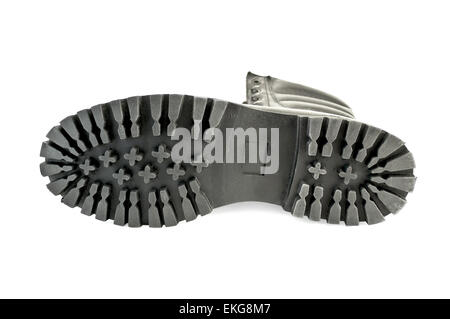 Alleinige Army Stiefel Stockfoto