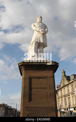 Joseph Hume statue Montrose Angus Schottland april 2015 Stockfoto