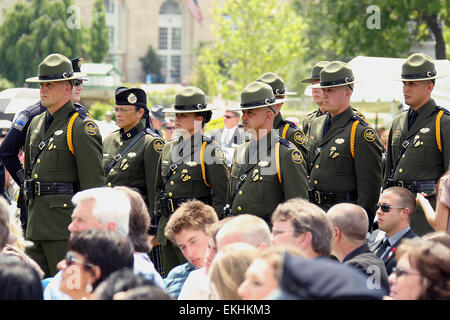 Am 15. Mai 2013 statt Polizei Woche 2013 32. National Peace Officers Memorial Service im Capitol, Washington, DC.  Donna Burton Stockfoto