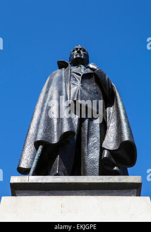 Eine Statue von Franklin (der 32. Präsident der Vereinigten Staaten), befindet sich im Grosvenor Square in London. Stockfoto