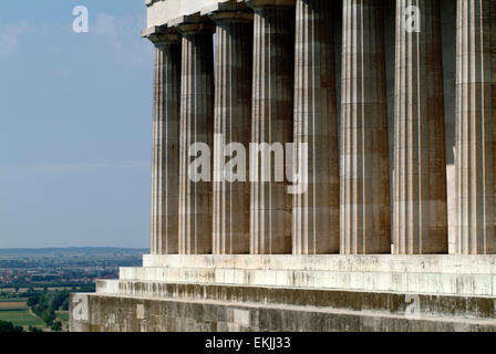 Gedenkstätte Walhalla Donaustauf Bezirk von Regensburg Bayern Deutschland Europa Stockfoto