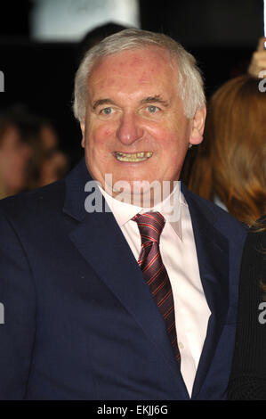 "Liebe, Rosie" Weltpremiere statt am Leicester Square - Ankünfte Featuring: Bertie Ahern wo: London, Vereinigtes Königreich bei: 6. Oktober 2014 Stockfoto