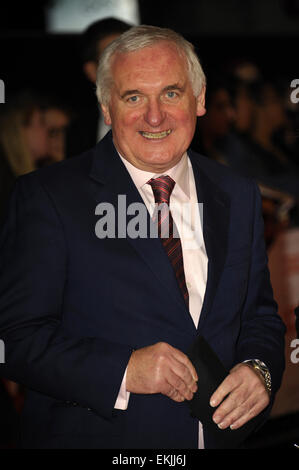 "Liebe, Rosie" Weltpremiere statt am Leicester Square - Ankünfte Featuring: Bertie Ahern wo: London, Vereinigtes Königreich bei: 6. Oktober 2014 Stockfoto