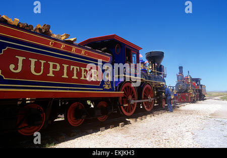 Golden Spike National Historic Site, in der Nähe von Brigham City, Utah, USA Stockfoto