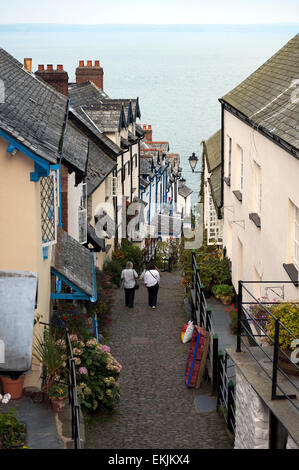 Clovelly Dorf Nord-Devon England UK Europa Stockfoto