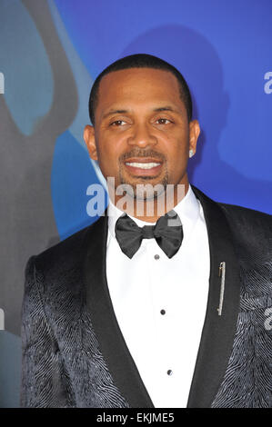 LOS ANGELES, CA - 16. August 2012: Mike Epps bei der Weltpremiere seines Films "funkeln" bei Graumans Chinese Theatre in Hollywood. Stockfoto