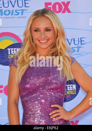 LOS ANGELES, CA - 23. Juli 2012: Hayden Panettiere bei der 2012 Teen Choice Awards im Gibson Amphitheatre, Universal City. Stockfoto