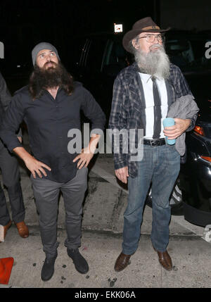 Stars des "Duck-Dynastie", die Familie Robertson angekommen Craigs Restaurant West Hollywood mit: Si Robertson wo: Los Angeles, California, Vereinigte Staaten von Amerika bei: 6. Oktober 2014 Stockfoto