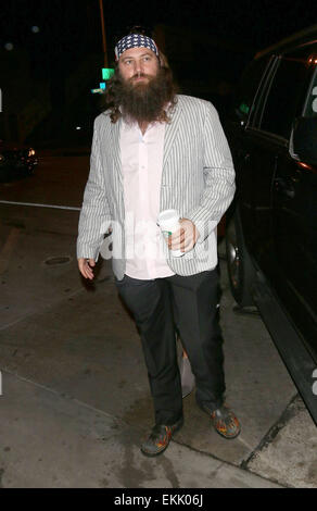 Stars des "Duck-Dynastie", die Familie Robertson angekommen Craigs Restaurant West Hollywood mit: Willie Robertson wo: Los Angeles, California, Vereinigte Staaten von Amerika bei: 6. Oktober 2014 Stockfoto