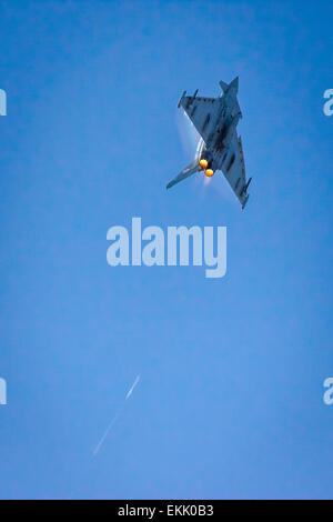 RAF Taifun auf der Southport Airshow. Stockfoto