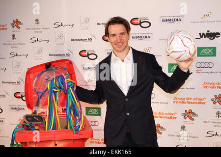 Felix Neureuther Freunde für Kinder-Gala im Hotel Sofitel Bayerpostl mit: Felix Neureuther Where: Erfurt, Deutschland bei: 6. Oktober 2014 Stockfoto