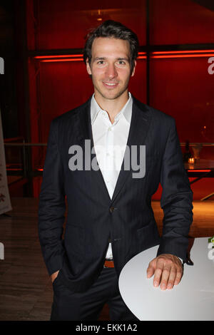 Felix Neureuther Freunde für Kinder-Gala im Hotel Sofitel Bayerpostl mit: Felix Neureuther Where: Erfurt, Deutschland bei: 6. Oktober 2014 Stockfoto