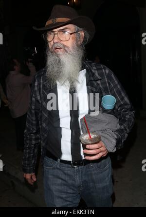 Stars des "Duck-Dynastie", die Familie Robertson, Craigs Restaurant West Hollywood mit: Si Robertson wo: Los Angeles, California, Vereinigte Staaten von Amerika bei: 6. Oktober 2014 Stockfoto