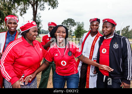 Johannesburg Südafrika, African Nasrec, FNB Soccer City Stadium, die Calabash, Black Blacks African Africans ethnische Minderheit, Erwachsene Erwachsene Erwachsene Mann Männer männlich, Stockfoto