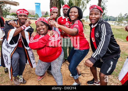 Johannesburg Südafrika, African Nasrec, FNB Soccer City Stadium, die Calabash, Black Blacks African Africans ethnische Minderheit, Erwachsene Erwachsene Erwachsene Mann Männer männlich, Stockfoto