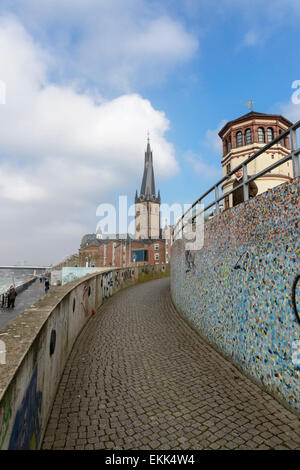 Kirche St. Lambertus, Düsseldorf Stockfoto