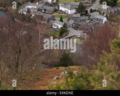 Das Dorf von Grange von Grange Klippen. Stockfoto