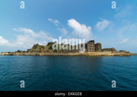 Gunkanjima (Hashima Island) in Nagasaki, Japan. Stockfoto