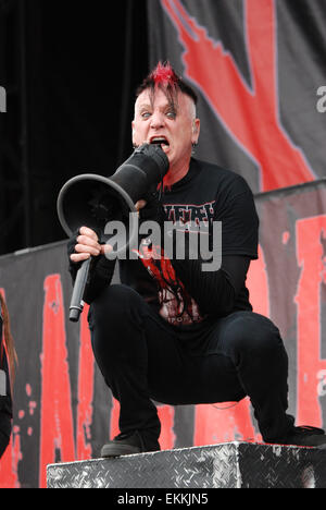 Louder Than Life Festival - Tag 2 - Performances - Hellyeah Mitwirkende: Hellyeah, Chad Gray wo: Louisville, Kentucky, Vereinigte Staaten, wann: 6. Oktober 2014 Stockfoto