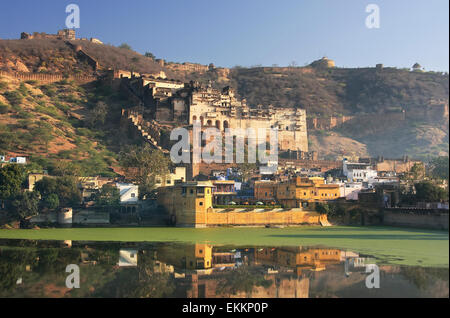 Bundi Palast, Rajasthan, Indien Stockfoto