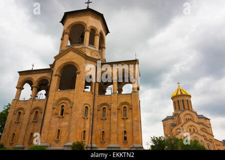 Holy Trinity Cathedral von Tiflis, auch bekannt als Sameba Tiflis, Georgien Stockfoto