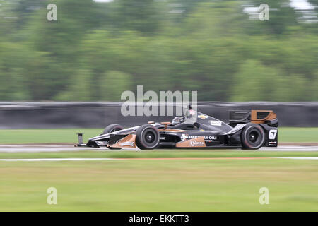 Avondale, LA, USA. 11. April 2015. während des Indy Grand Prix von Louisiana auf NOLA Motor Speedway in New Orleans, Louisiana Steve Dalmado, ESW, CSM, Alamy Live-Nachrichten Stockfoto