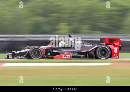 Avondale, LA, USA. 11. April 2015. während des Indy Grand Prix von Louisiana auf NOLA Motor Speedway in New Orleans, Louisiana Steve Dalmado, ESW, CSM, Alamy Live-Nachrichten Stockfoto