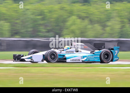 Avondale, LA, USA. 11. April 2015. während des Indy Grand Prix von Louisiana auf NOLA Motor Speedway in New Orleans, Louisiana Steve Dalmado, ESW, CSM, Alamy Live-Nachrichten Stockfoto