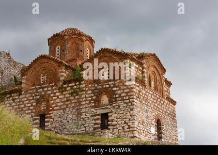 Holy Trinity Church in Berat Burg, Berat (UNESCO-Weltkulturerbe), Albanien Stockfoto