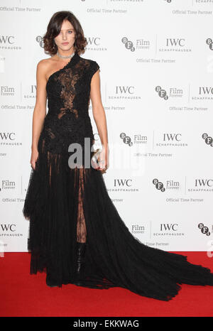 IWC Schaffhausen Galadinner für 57. BFI London Filmfestival im Battersea Evolution, London mit: Eliza Cummings wo: London, Vereinigtes Königreich bei: 7. Oktober 2014 Stockfoto