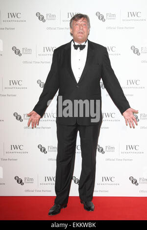 IWC Schaffhausen Galadinner für 57. BFI London Filmfestival im Battersea Evolution, London mit: Stephen Fry wo: London, Vereinigtes Königreich bei: 7. Oktober 2014 Stockfoto