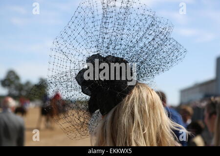 Hot Springs, Arkansas, USA. 11. April 2015. Oaklawn Hanicap in Oaklawn Park in Hot Springs, AR. Justin Manning/ESW/CSM/Alamy Live-Nachrichten Stockfoto