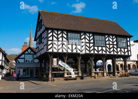 Ledbury des 17. Jahrhunderts Market House, Herefordshire, England. Stockfoto