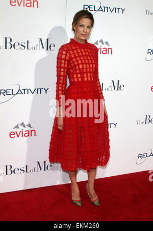 Das beste von mir - Los Angeles Premiere mit: Michelle Monaghan Where: Los Angeles, California, Vereinigte Staaten von Amerika bei: 8. Oktober 2014 Stockfoto