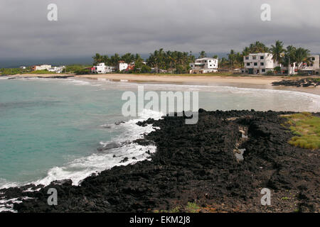 Insel Isabela Küste und Strand, Puerto Villamil, Galapagos-Inseln, Ecuador, Südamerika Stockfoto