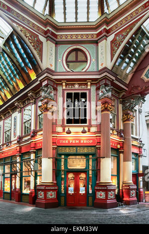 Leadenhall Market, London, England UK Stockfoto