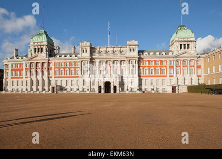 Admiralty House in Whitehall Gesichter Horse Guards, der Heimat der die Farbe Stockfoto