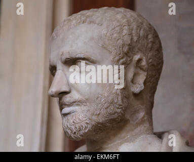 Geta (189-211). Römischer Kaiser. Büste. Römische Nationalmuseum. Altemps Palast. Stockfoto