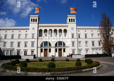 März 2008 - BERLIN: das Kunstmuseum "Hamburger Bahnhof", Berlin-Mitte. Stockfoto