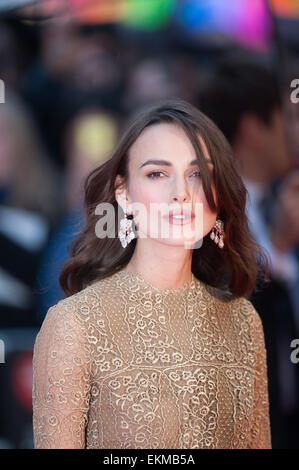 58. BFI LFF: The Imitation Game - Eröffnungsfilm im Odeon Leicester Square statt.  Mitwirkende: Keira Knightley wo: London, Vereinigtes Königreich bei: 8. Oktober 2014 Stockfoto