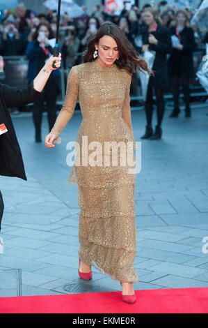 58. BFI LFF: The Imitation Game - Eröffnungsfilm im Odeon Leicester Square statt.  Mitwirkende: Keira Knightley wo: London, Vereinigtes Königreich bei: 8. Oktober 2014 Stockfoto