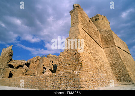 Italien, Kalabrien, Isola di Capo Rizzuto, Le Castella, aragonesische Burg Stockfoto