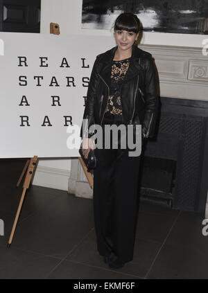 Prominente besuchen Paul Wellers "Echte Stars sind selten starten heute Abend" in Somerset House.  Mitwirkende: Zara Martin wo: London, Vereinigtes Königreich bei: 8. Oktober 2014 Stockfoto